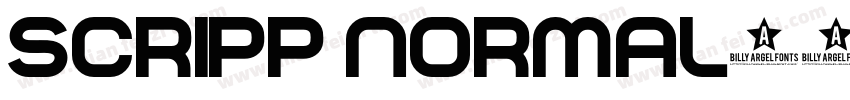 Scripp Normal字体转换